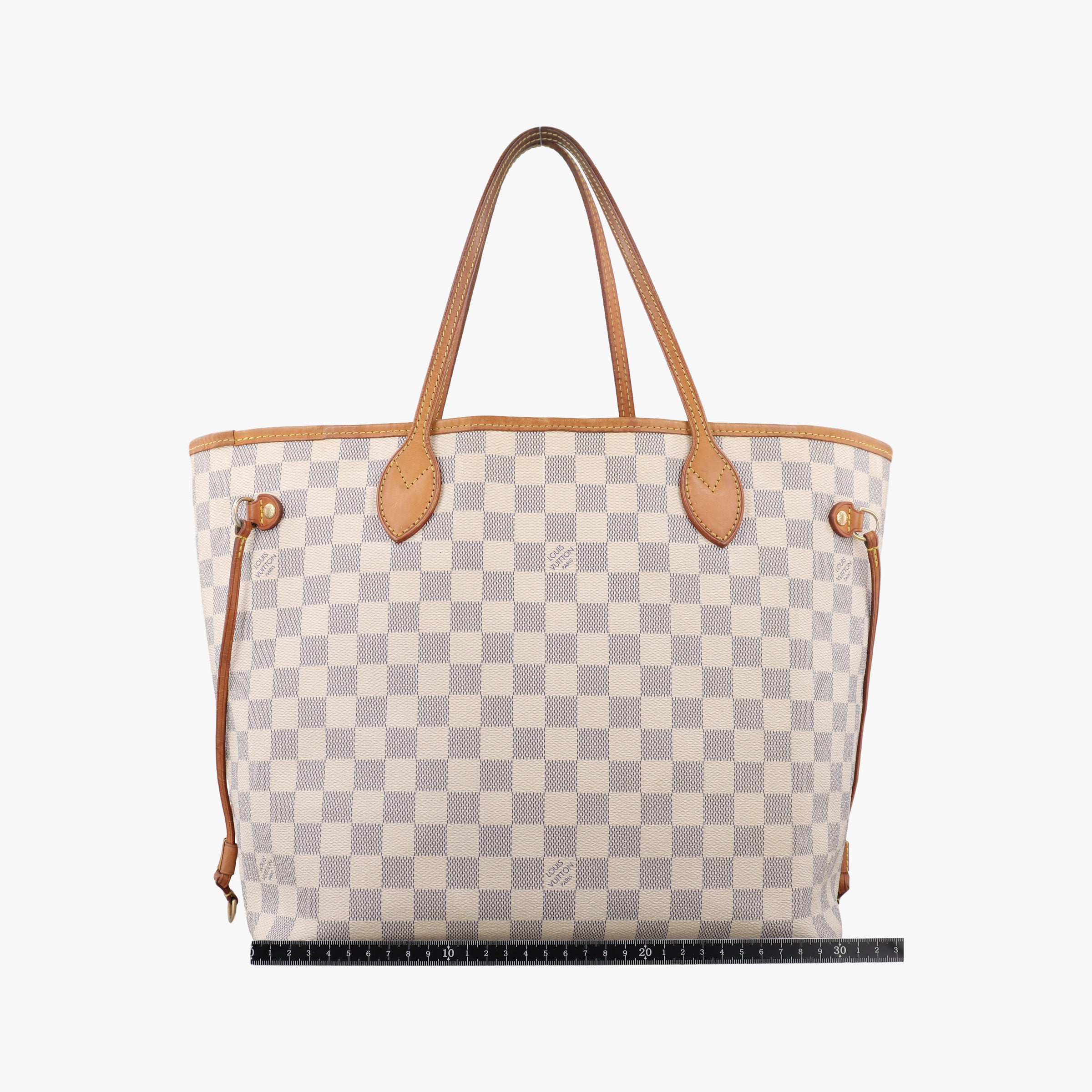 Pre-owned Louis Vuitton NEVERFULL MM AZUR Damier Canvas N51107 shoulderbag | stylenewstar
