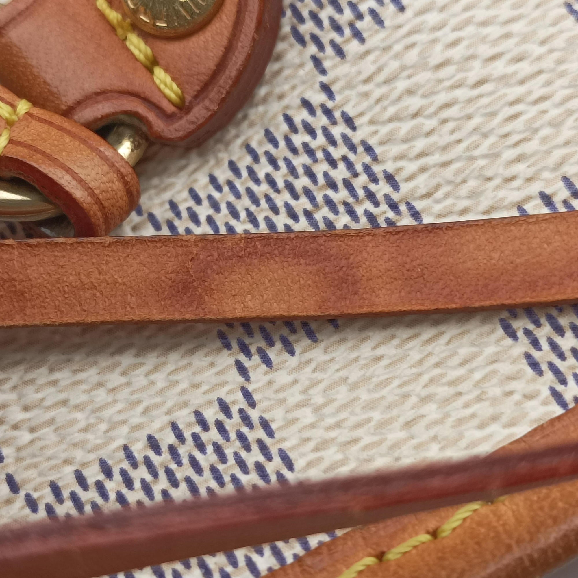Pre-owned Louis Vuitton NEVERFULL MM AZUR Damier Canvas N51107 shoulderbag | stylenewstar