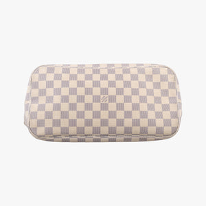 Pre-owned Louis Vuitton NEVERFULL MM AZUR Damier Canvas N51107 shoulderbag | stylenewstar
