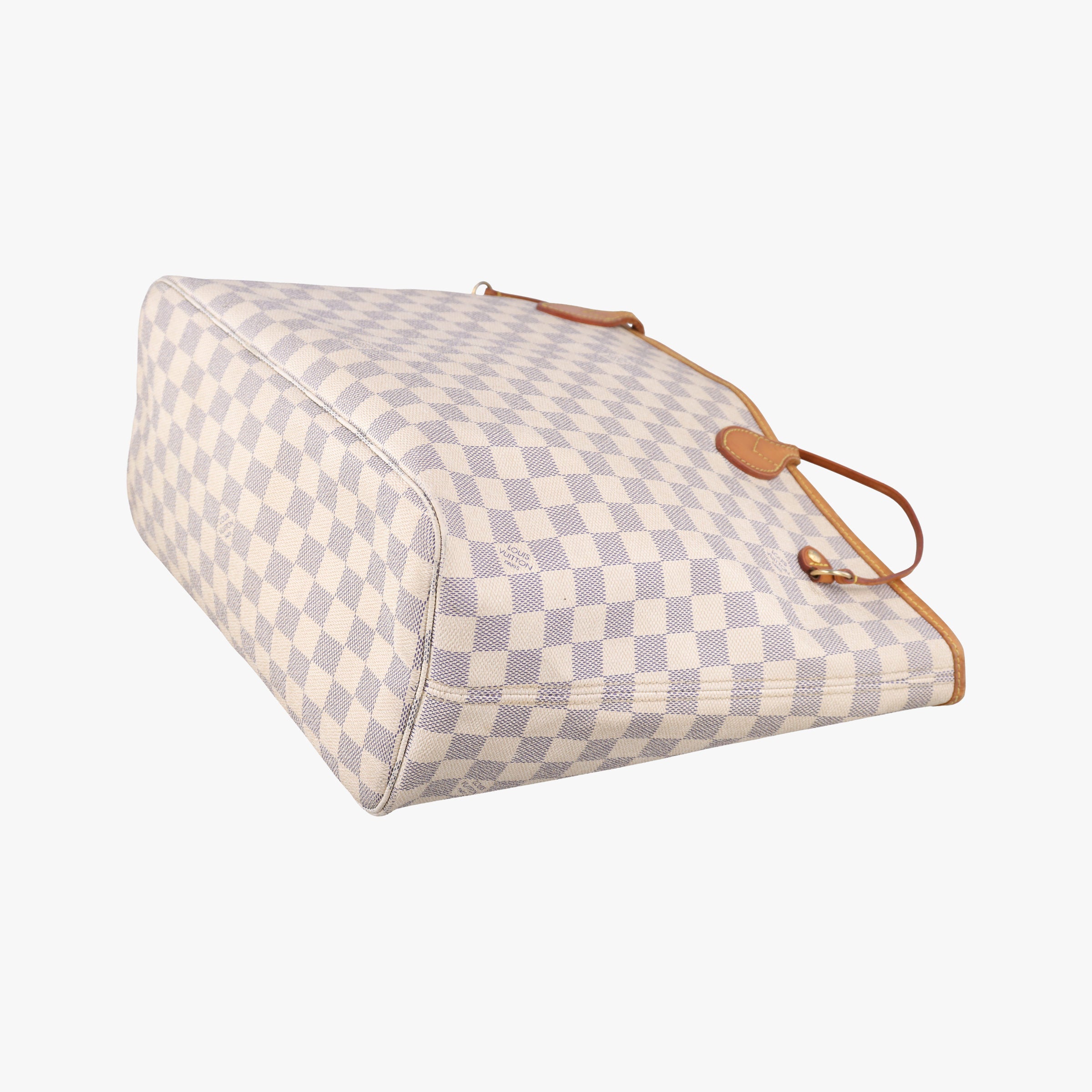 Pre-owned Louis Vuitton NEVERFULL MM AZUR Damier Canvas N51107 shoulderbag | stylenewstar