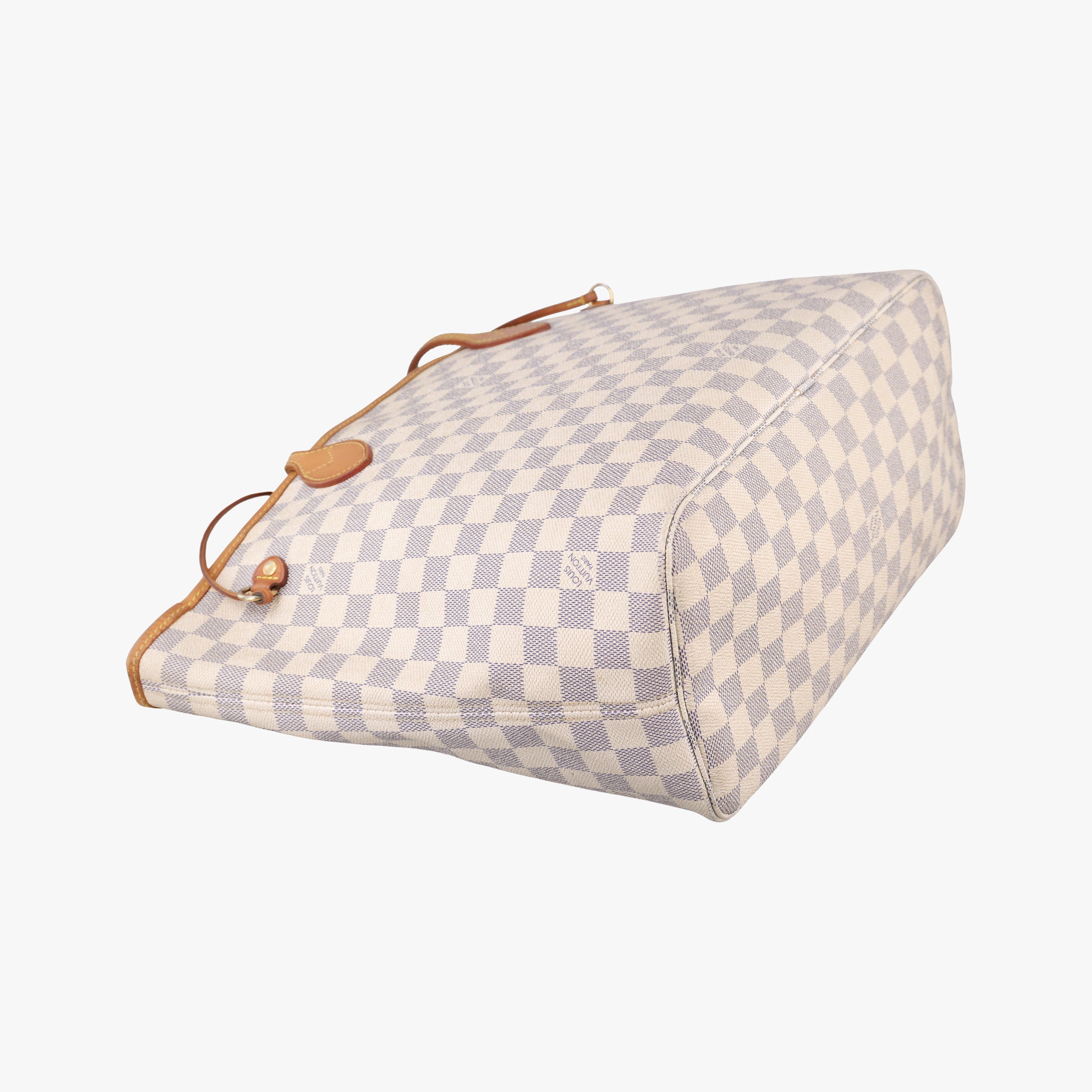 Pre-owned Louis Vuitton NEVERFULL MM AZUR Damier Canvas N51107 shoulderbag | stylenewstar