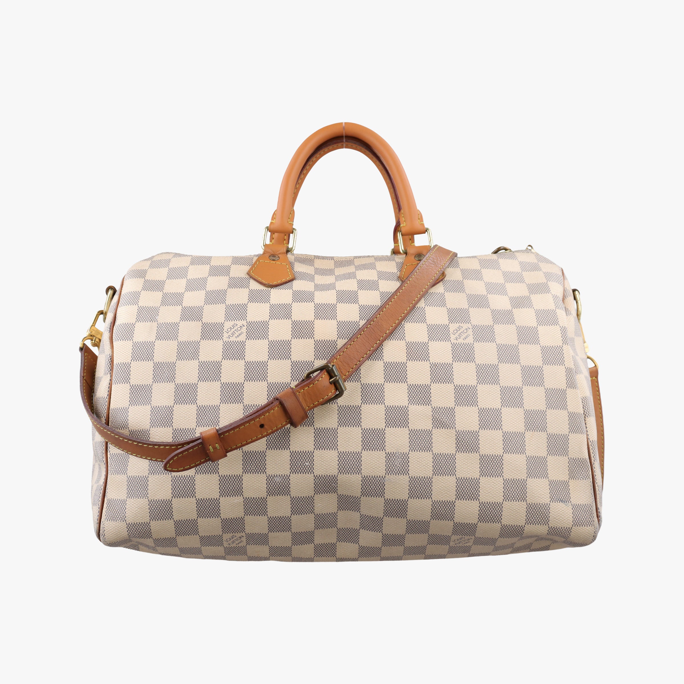 Pre-owned Louis Vuitton Speedy 35 AZUR Damier Canvas N41535 shoulderbag | stylenewstar