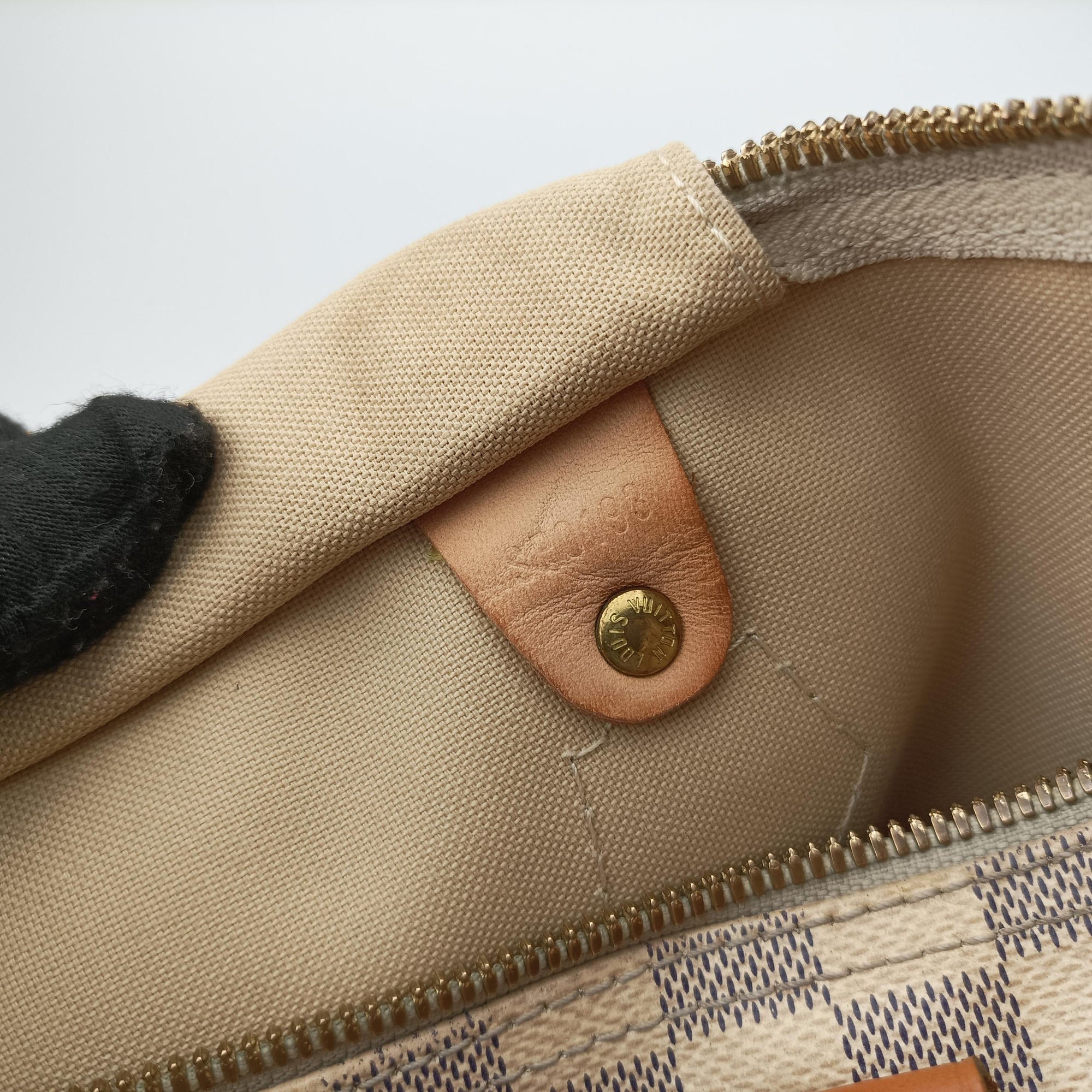 Pre-owned Louis Vuitton Speedy 35 AZUR Damier Canvas N41535 shoulderbag | stylenewstar