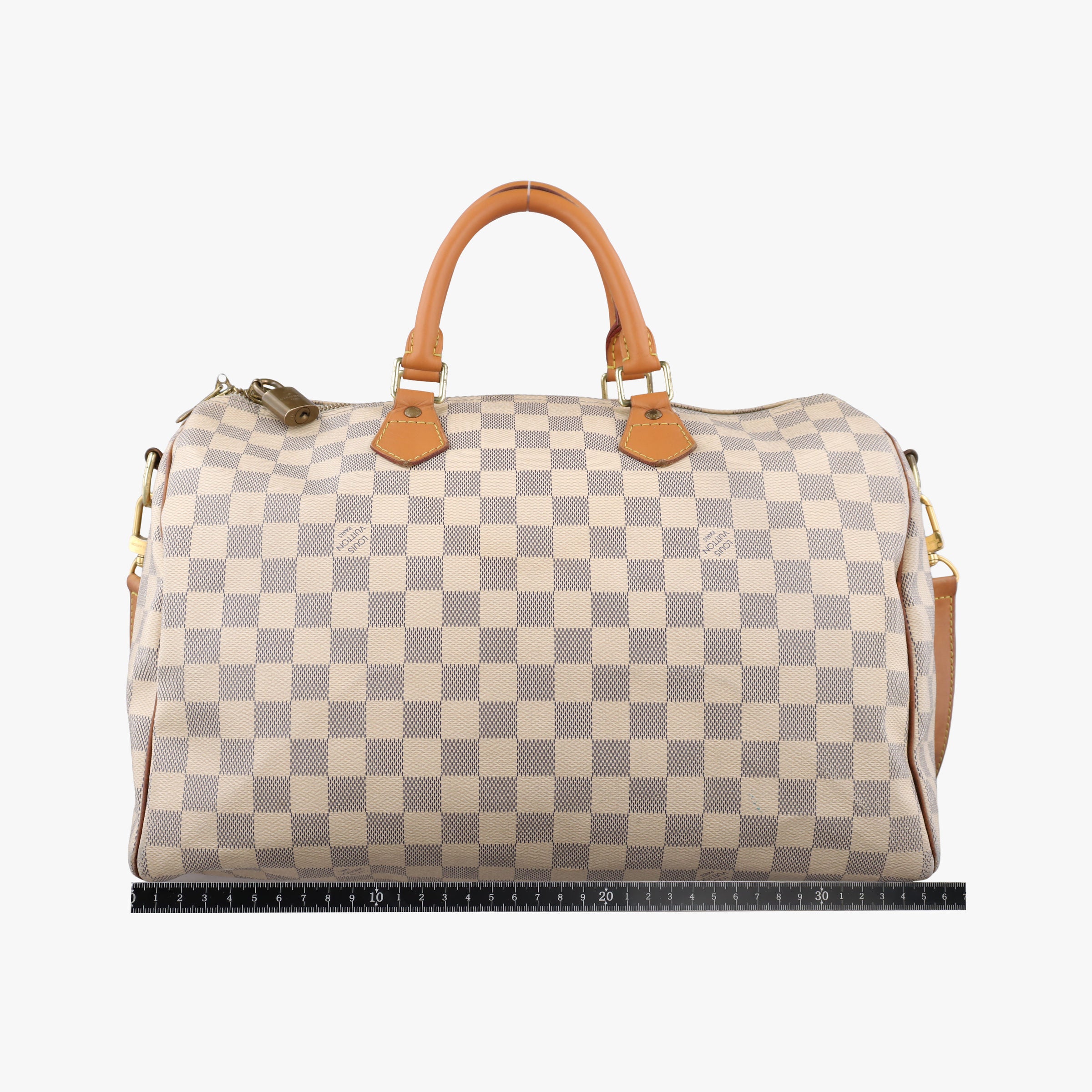 Pre-owned Louis Vuitton Speedy 35 AZUR Damier Canvas N41535 shoulderbag | stylenewstar