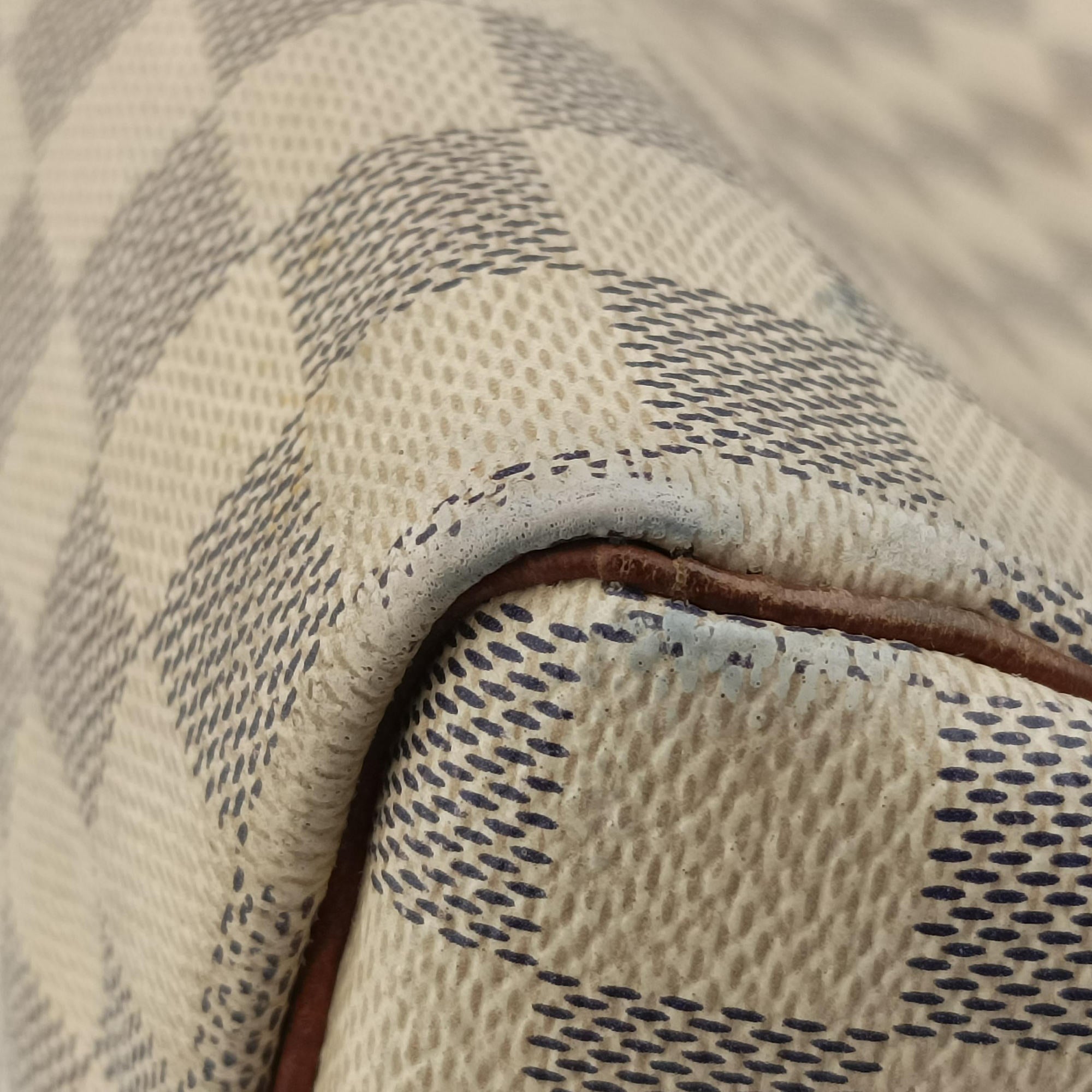 Pre-owned Louis Vuitton Speedy 35 AZUR Damier Canvas N41535 shoulderbag | stylenewstar