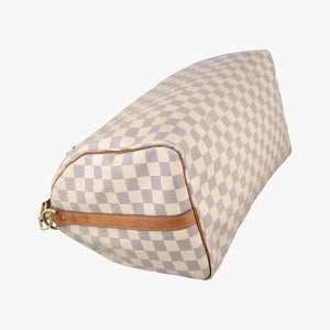 Pre-owned Louis Vuitton Speedy 35 AZUR Damier Canvas N41535 shoulderbag | stylenewstar