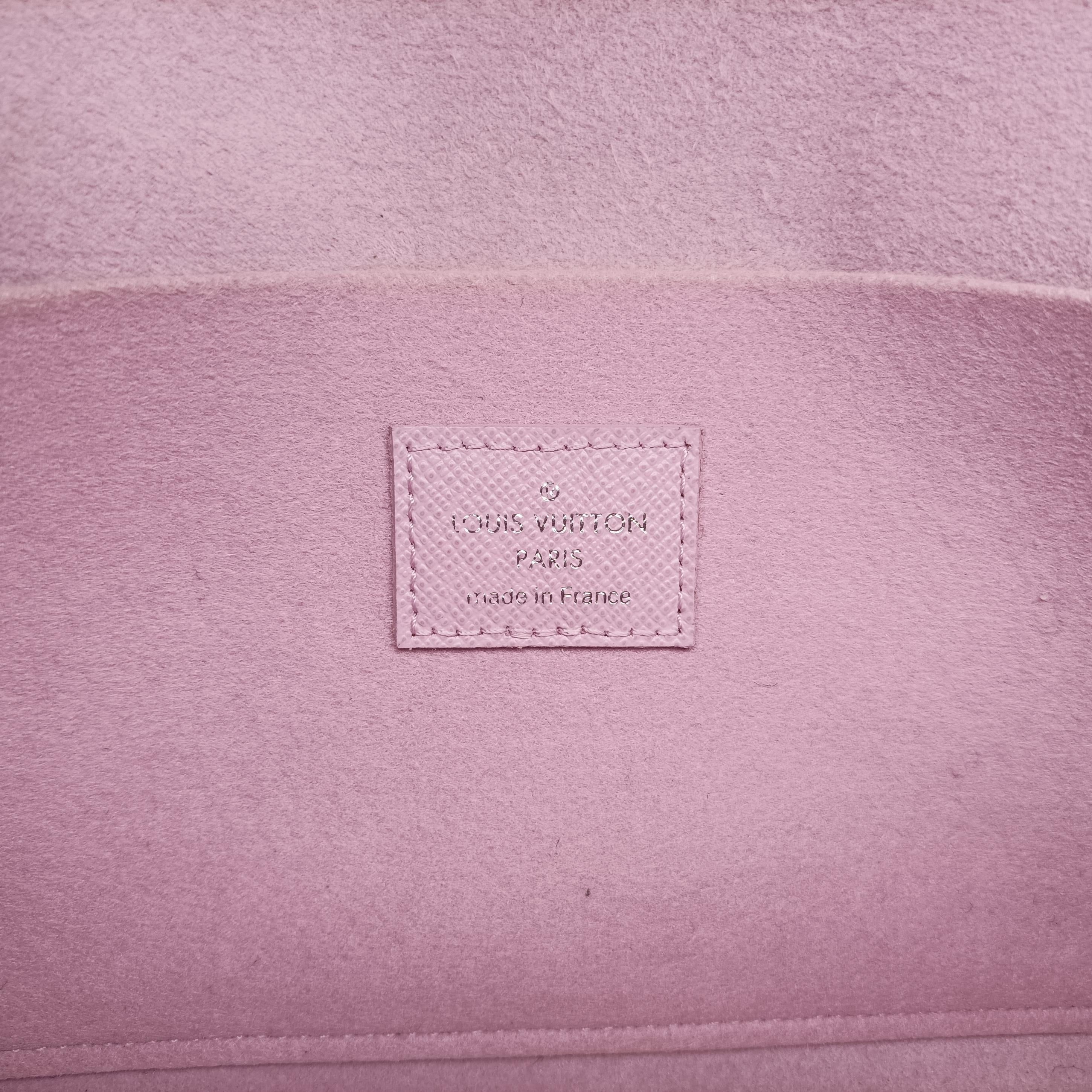 Pre-owned Louis Vuitton Pochette Felicie Pink x Blue×multicolor epi M62768 shoulderbag | stylenewstar