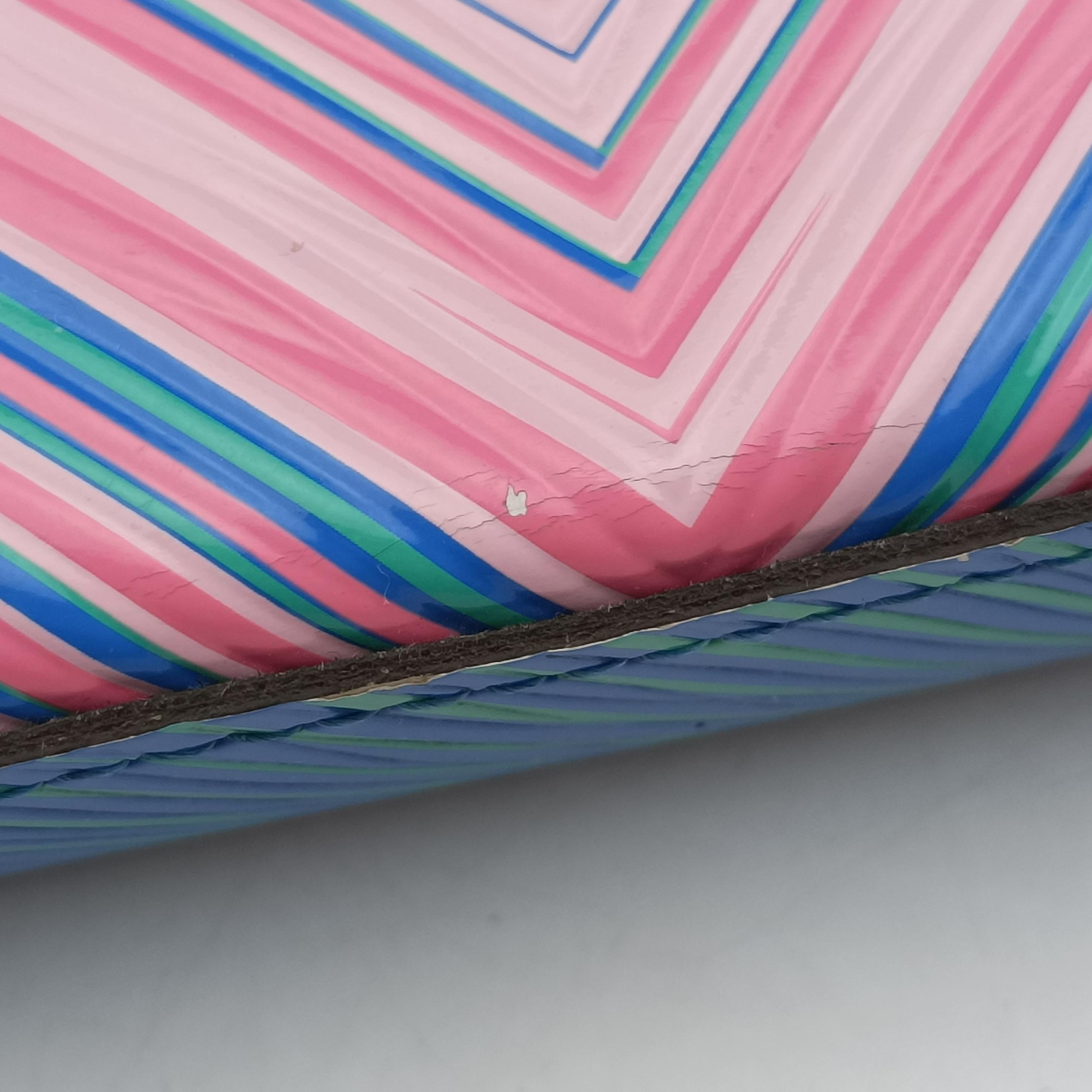 Pre-owned Louis Vuitton Pochette Felicie Pink x Blue×multicolor epi M62768 shoulderbag | stylenewstar