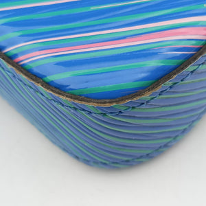 Pre-owned Louis Vuitton Pochette Felicie Pink x Blue×multicolor epi M62768 shoulderbag | stylenewstar