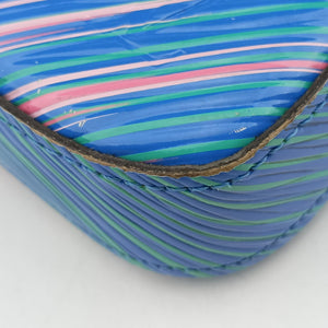 Pre-owned Louis Vuitton Pochette Felicie Pink x Blue×multicolor epi M62768 shoulderbag | stylenewstar