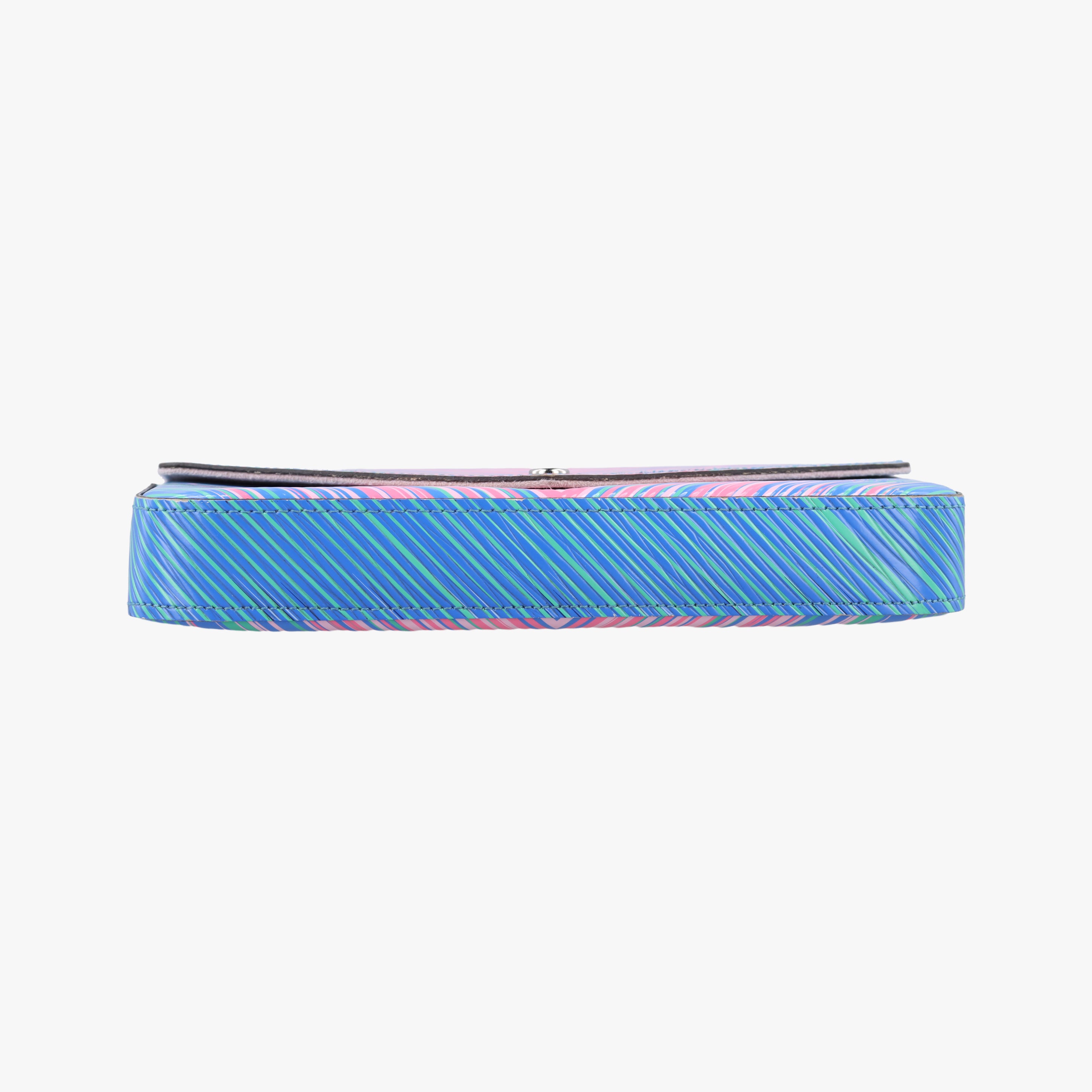 Pre-owned Louis Vuitton Pochette Felicie Pink x Blue×multicolor epi M62768 shoulderbag | stylenewstar