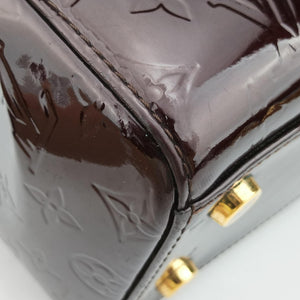 Pre-owned Louis Vuitton Brea MM AMARANTE Vernis M91619 shoulderbag | stylenewstar