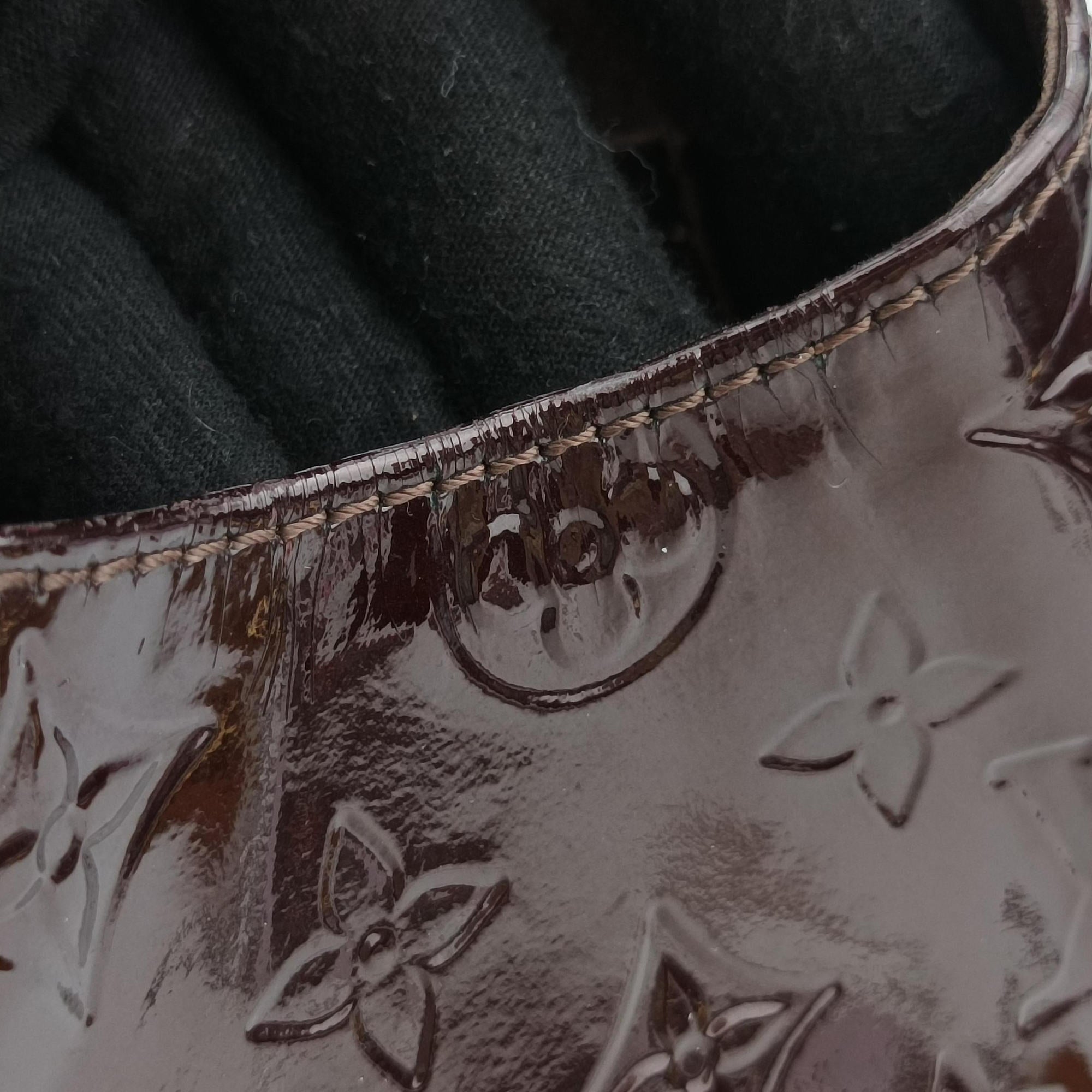 Pre-owned Louis Vuitton Brea MM AMARANTE Vernis M91619 shoulderbag | stylenewstar