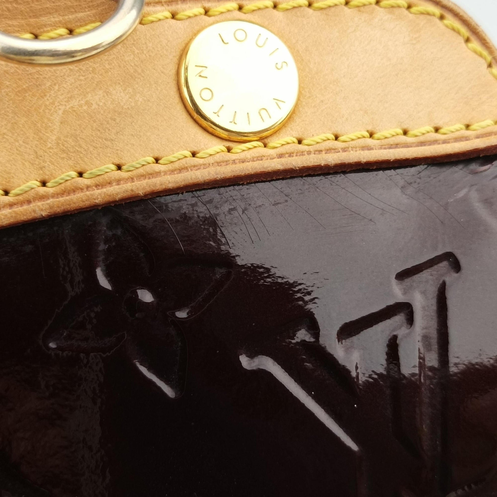 Pre-owned Louis Vuitton Brea MM AMARANTE Vernis M91619 shoulderbag | stylenewstar