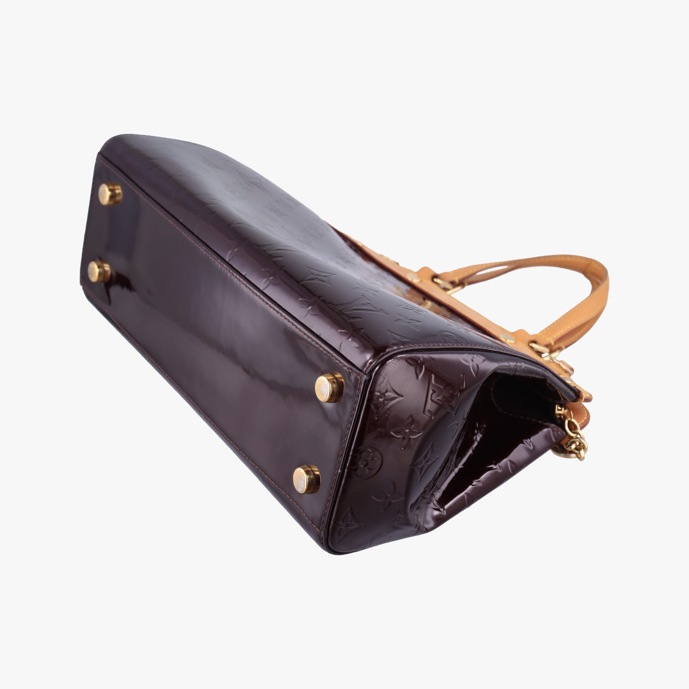 Pre-owned Louis Vuitton Brea MM AMARANTE Vernis M91619 shoulderbag | stylenewstar