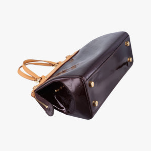 Pre-owned Louis Vuitton Brea MM AMARANTE Vernis M91619 shoulderbag | stylenewstar