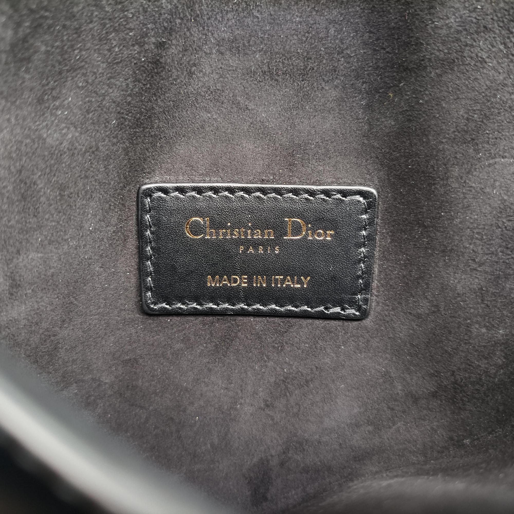 Pre-owned Christian Dior saddle Black leather  bum bag/waist bag | stylenewstar