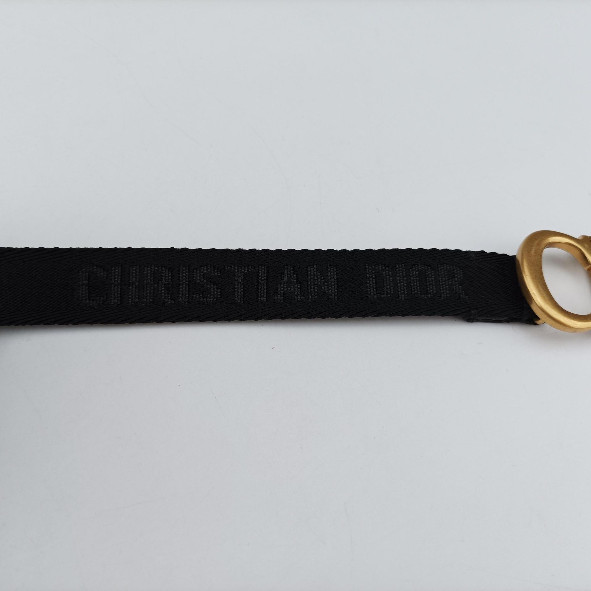 Pre-owned Christian Dior saddle Black leather  bum bag/waist bag | stylenewstar