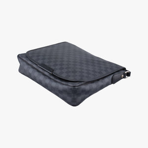 Pre-owned Louis Vuitton DANIEL MM Noir Damier  Graphite N58029 shoulderbag | stylenewstar