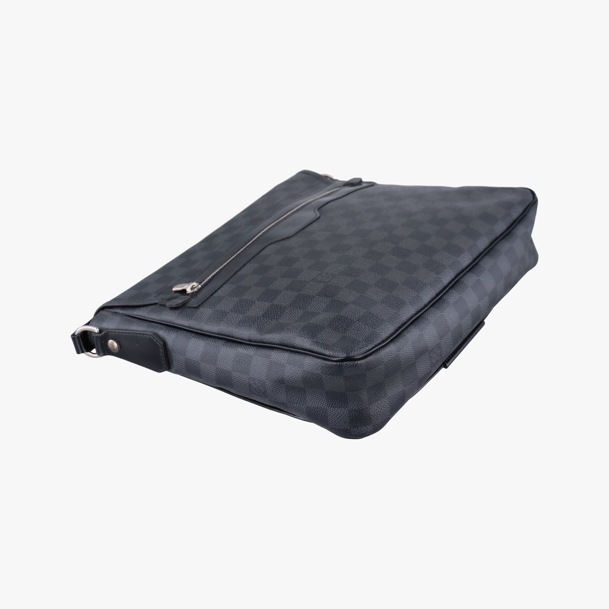 Pre-owned Louis Vuitton DANIEL MM Noir Damier  Graphite N58029 shoulderbag | stylenewstar