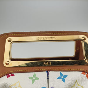 Secondhand Louis Vuitton JUDY MM white Monogram Multicolor M40255 shoulderbag | stylenewstar