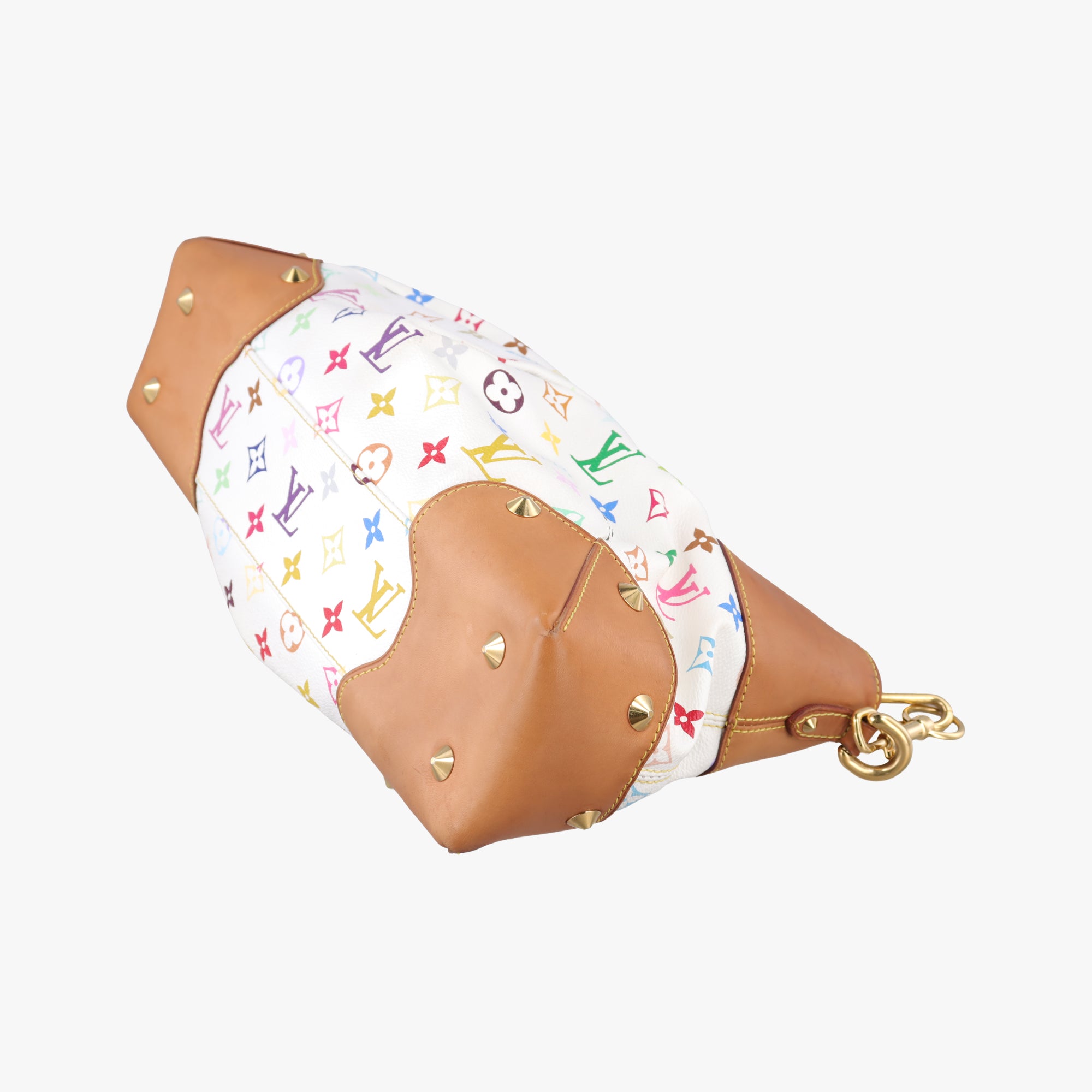Secondhand Louis Vuitton JUDY MM white Monogram Multicolor M40255 shoulderbag | stylenewstar
