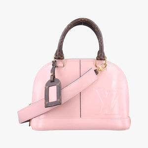 Pre-owned Louis Vuitton Alma BB ROSE BALLERIN Vernis M51949 shoulderbag | stylenewstar