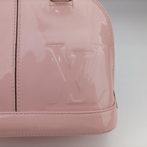 Pre-owned Louis Vuitton Alma BB ROSE BALLERIN Vernis M51949 shoulderbag | stylenewstar
