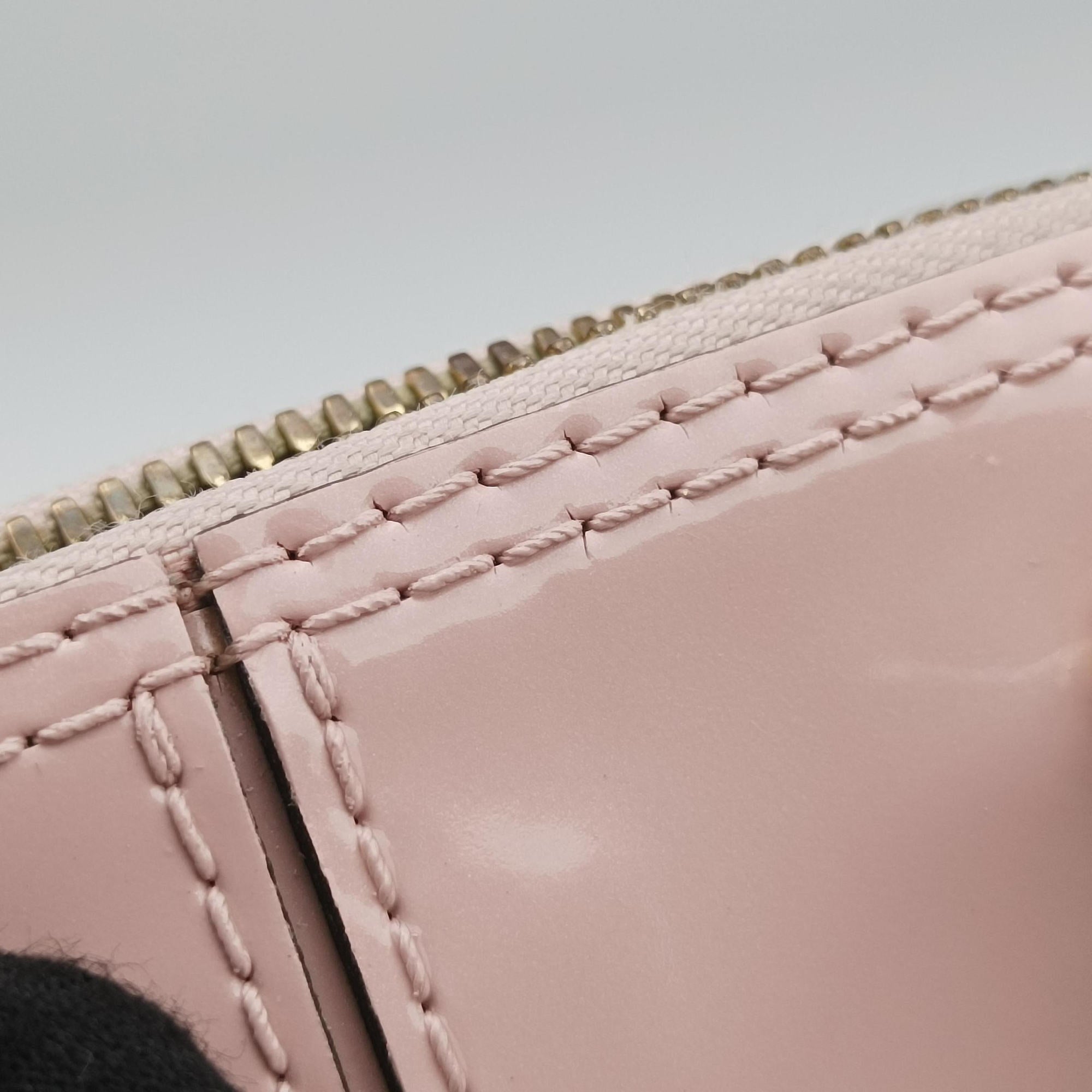 Pre-owned Louis Vuitton Alma BB ROSE BALLERIN Vernis M51949 shoulderbag | stylenewstar