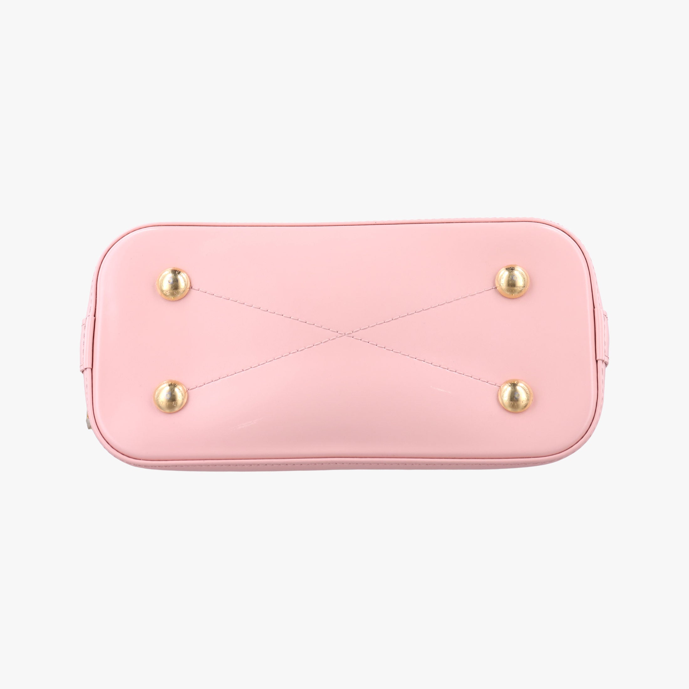 Pre-owned Louis Vuitton Alma BB ROSE BALLERIN Vernis M51949 shoulderbag | stylenewstar