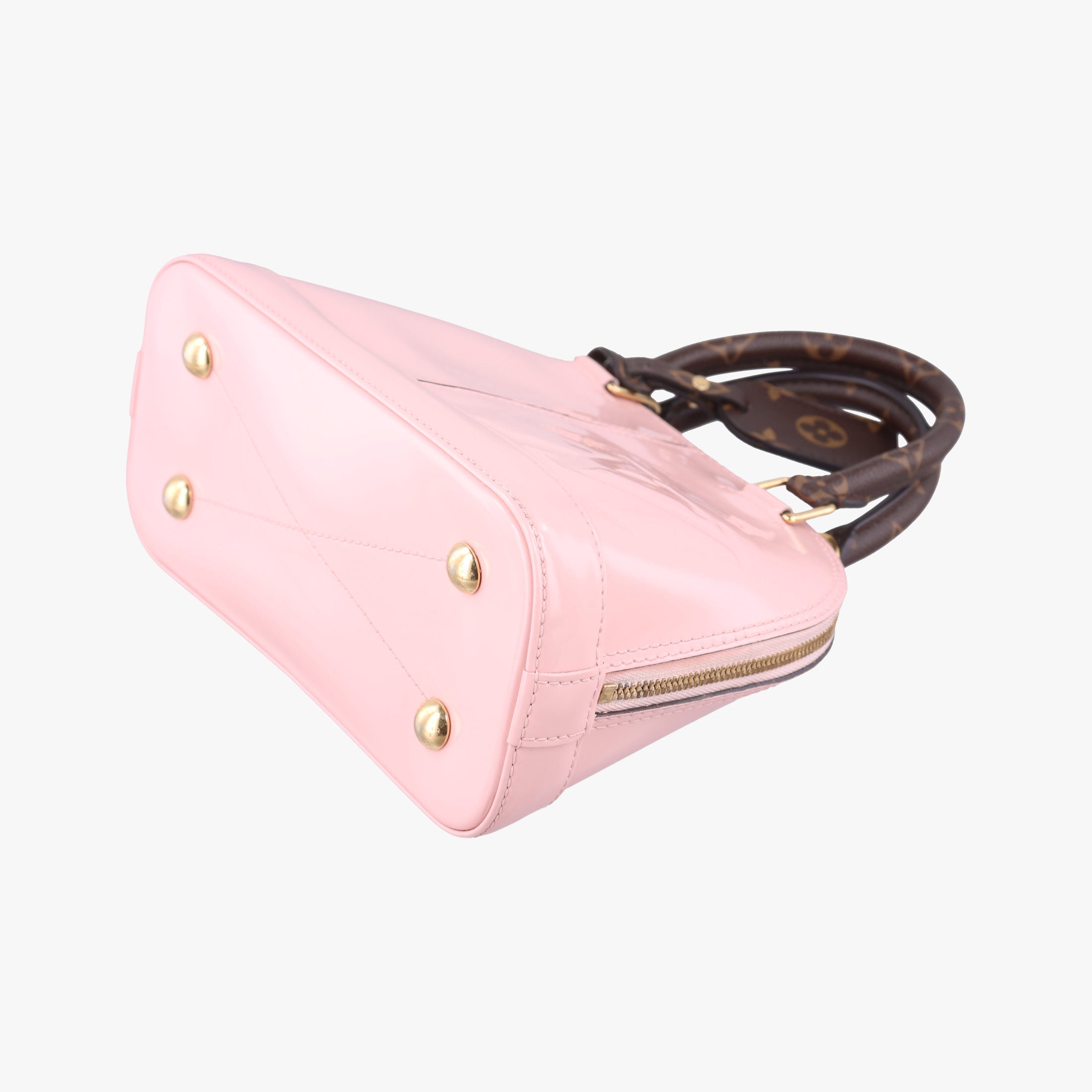 Pre-owned Louis Vuitton Alma BB ROSE BALLERIN Vernis M51949 shoulderbag | stylenewstar