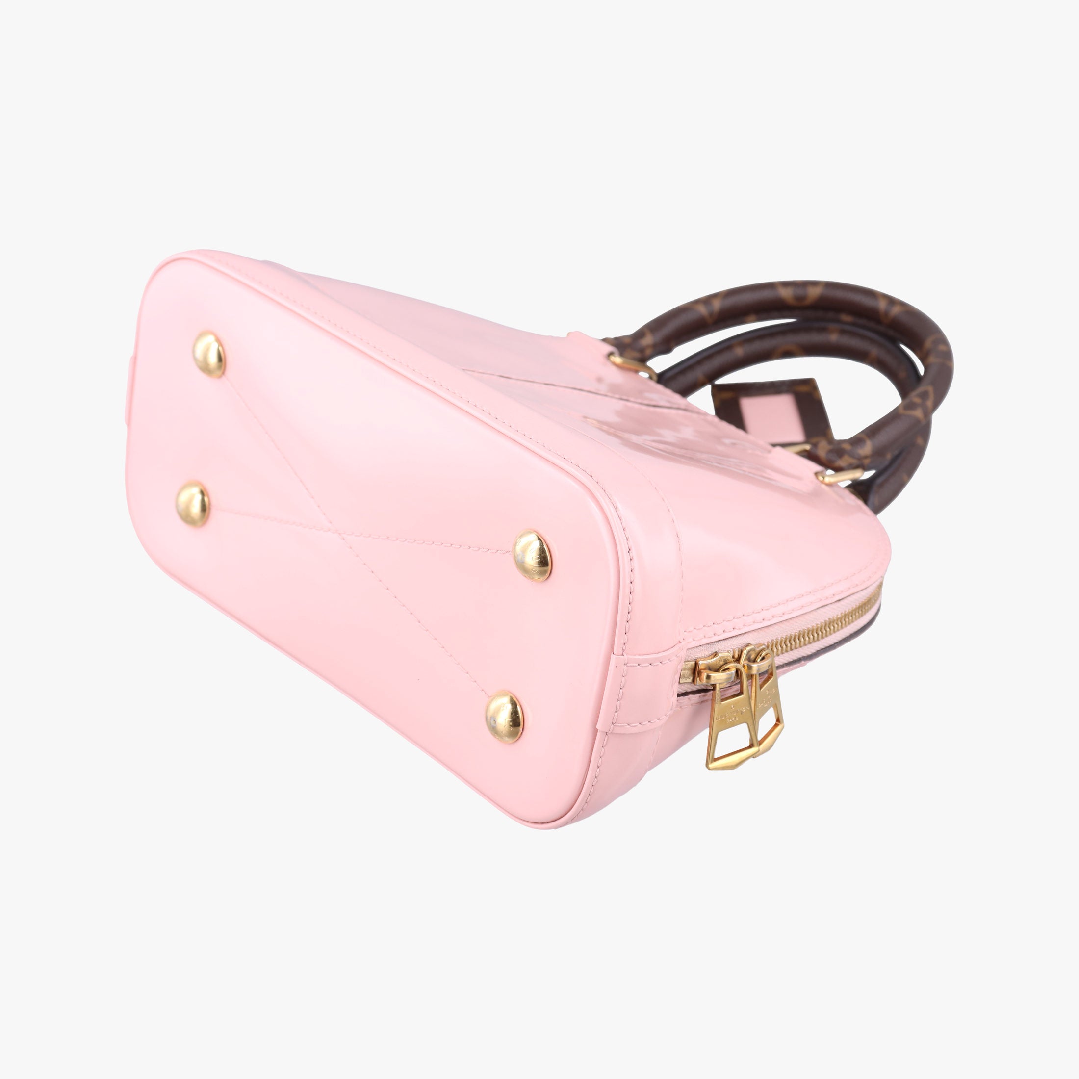 Pre-owned Louis Vuitton Alma BB ROSE BALLERIN Vernis M51949 shoulderbag | stylenewstar