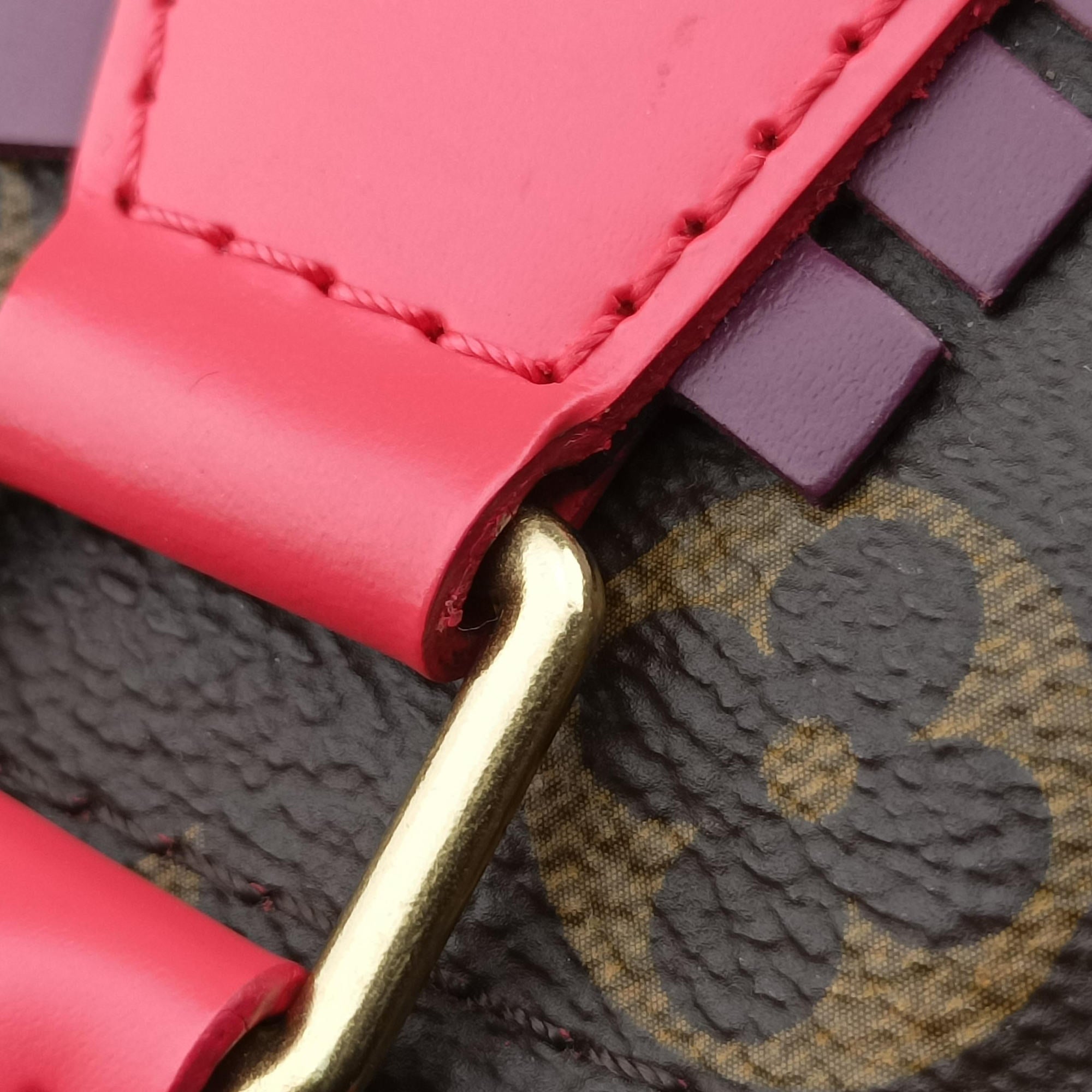 Pre-owned Louis Vuitton SPEEDY30 Brown×Flamingo Monogram Totem M41665 handbag | stylenewstar