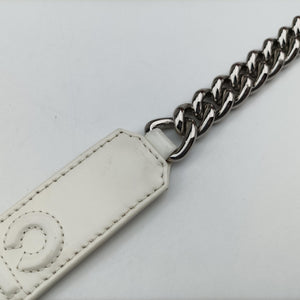 Pre-owned Chanel Jetsetter Boy Shopping Tote White Leather A67019 shoulderbag | stylenewstar