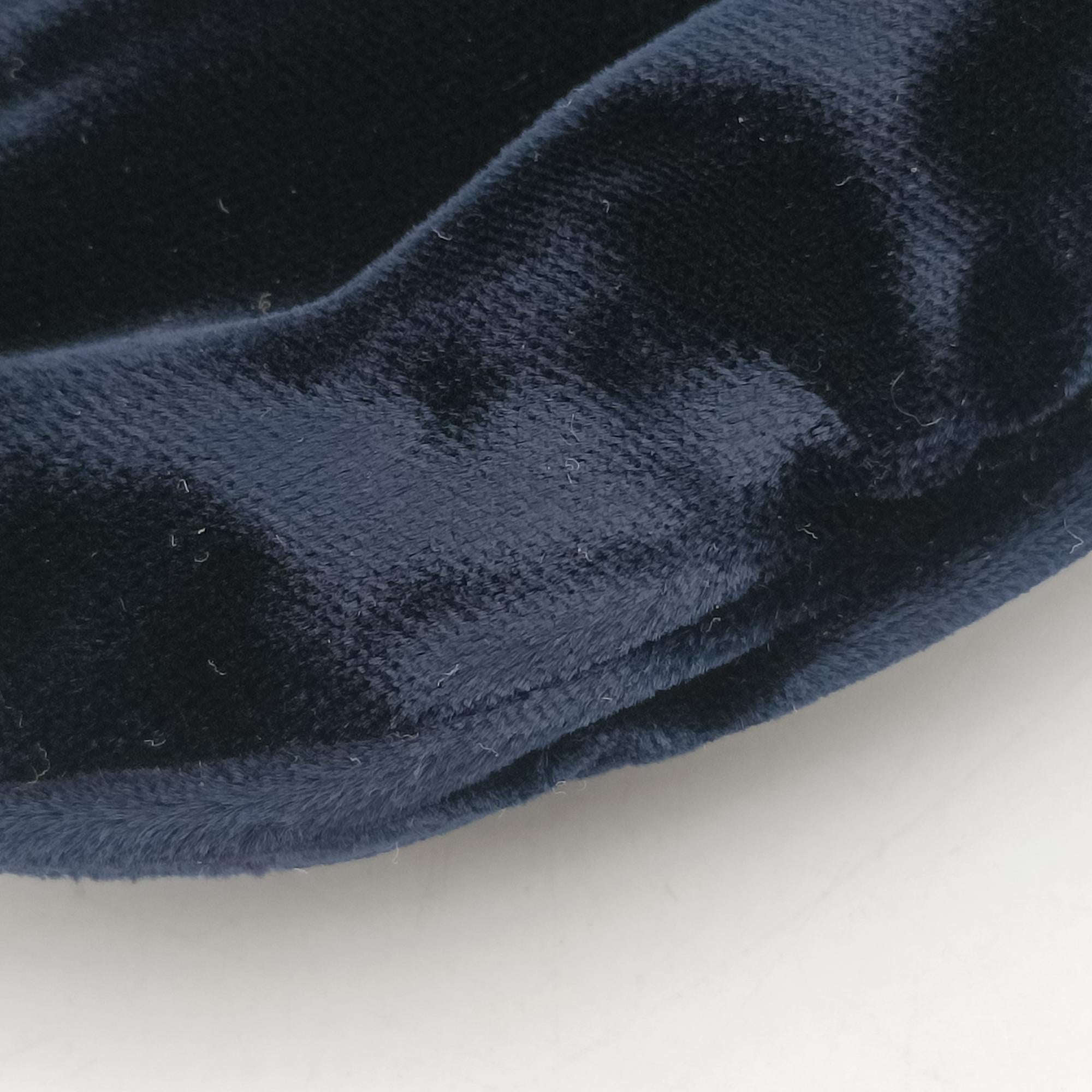 Pre-owned Yves Saint Laurent Rive Gauche Mombasa Blue velour 104938 handbag | stylenewstar