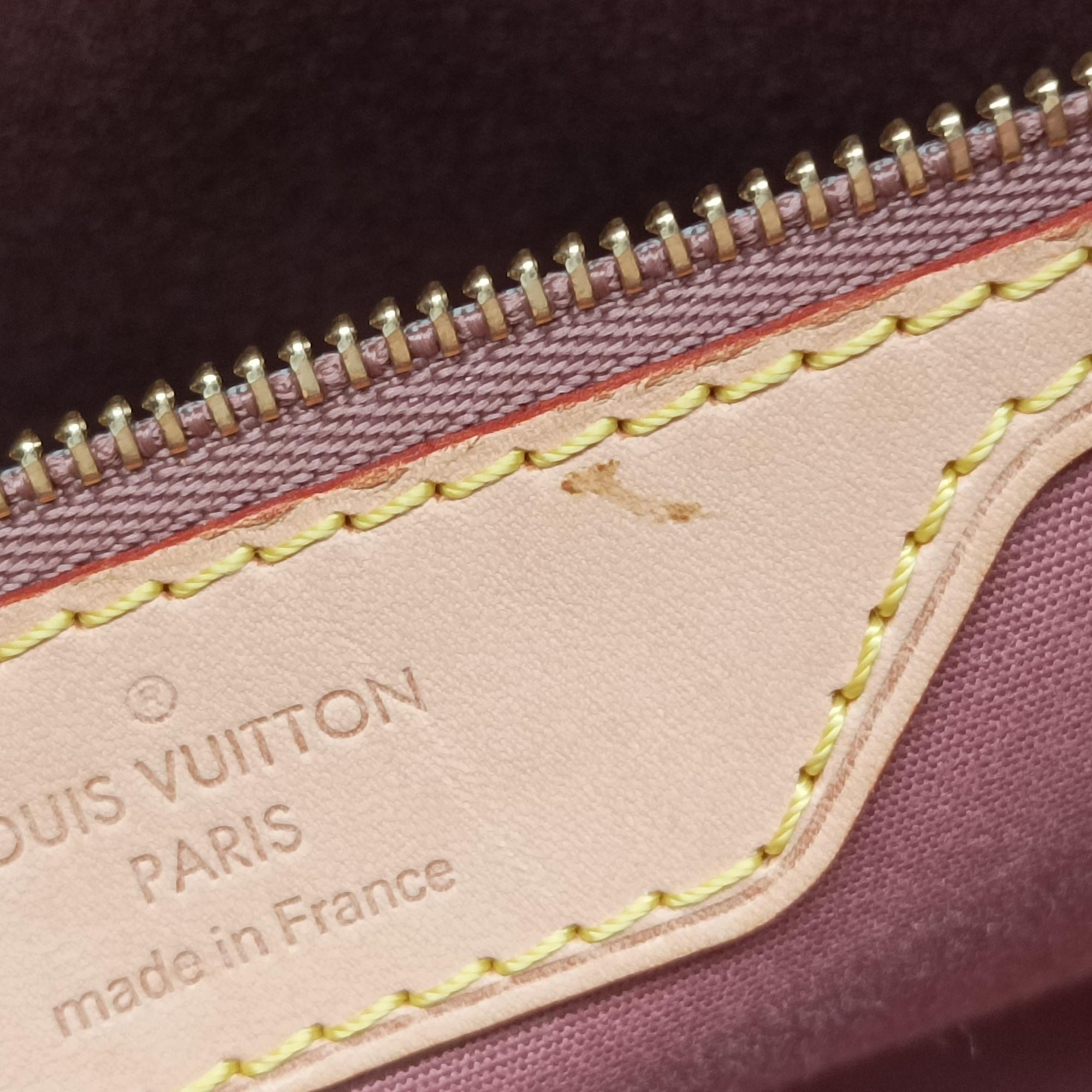 Pre-owned Louis Vuitton Brea MM ROSE VELOURS Vernis M91588 shoulderbag | stylenewstar