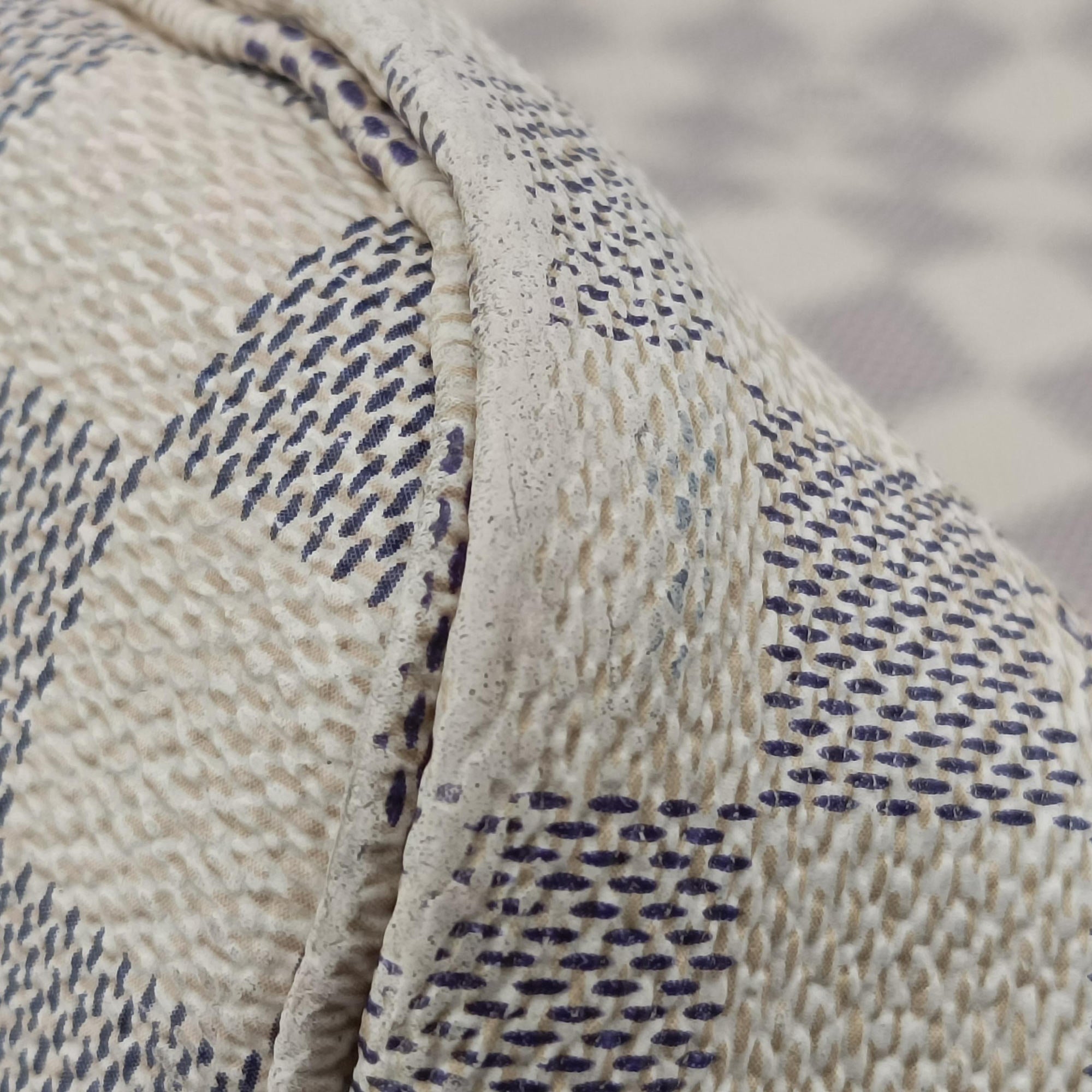Pre-owned Louis Vuitton NEVERFULL MM Azur Damier Canvas N51107 handbag | stylenewstar
