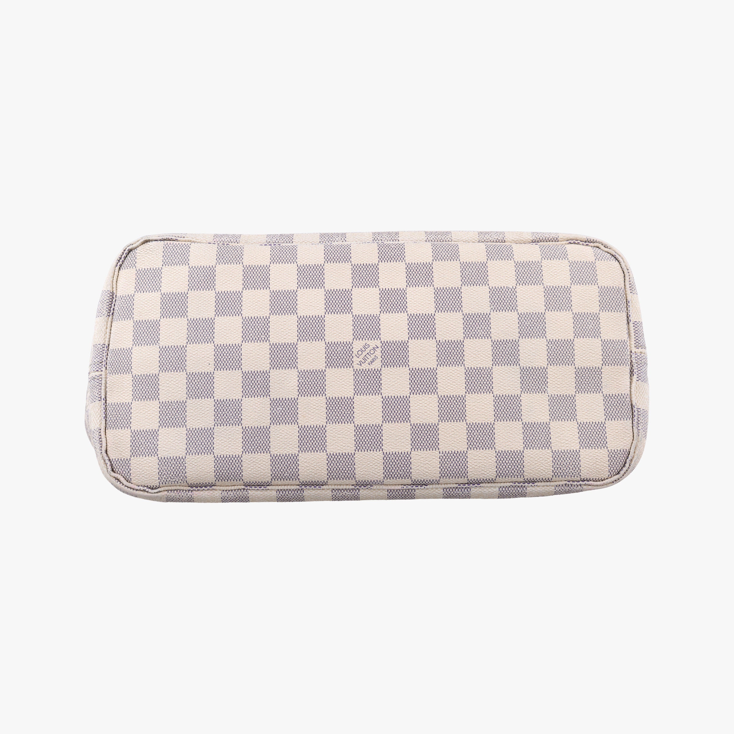 Pre-owned Louis Vuitton NEVERFULL MM Azur Damier Canvas N51107 handbag | stylenewstar
