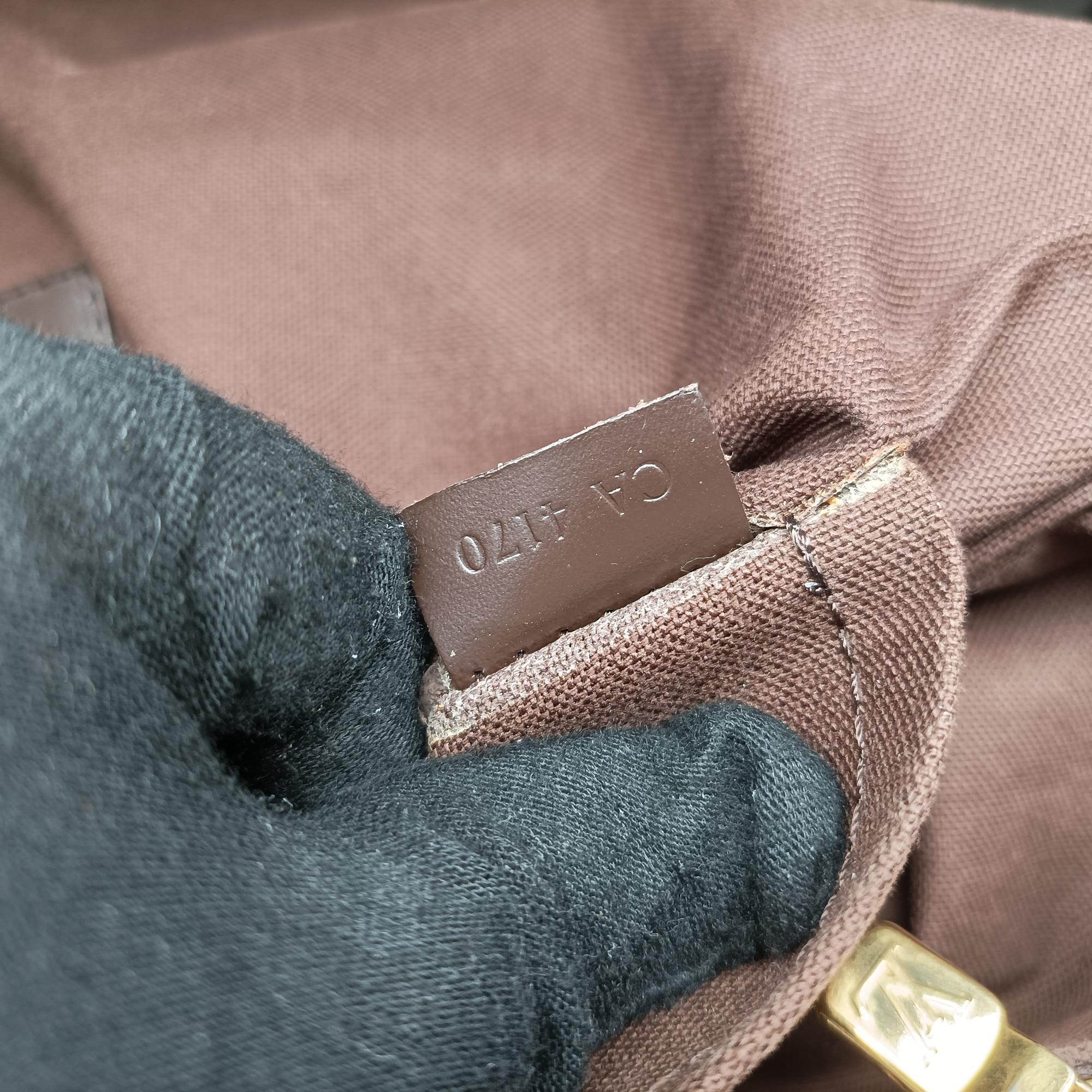 Vintage Louis Vuitton BROOKLYN GM EBENE Damier Canvas N51212 shoulderbag | stylenewstar