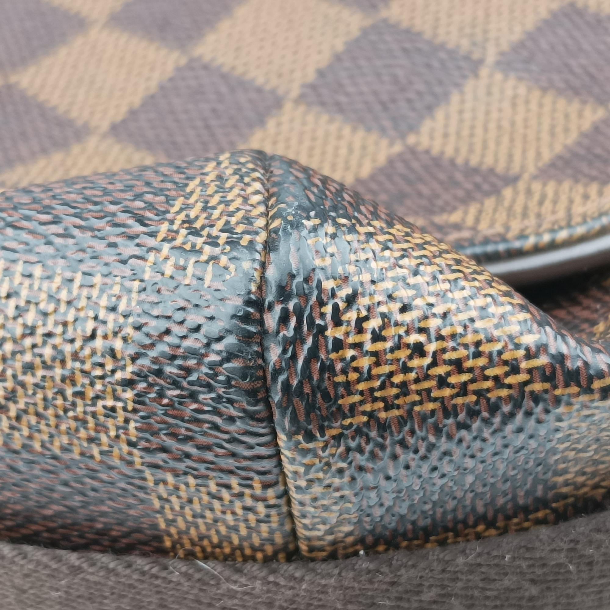 Vintage Louis Vuitton BROOKLYN GM EBENE Damier Canvas N51212 shoulderbag | stylenewstar