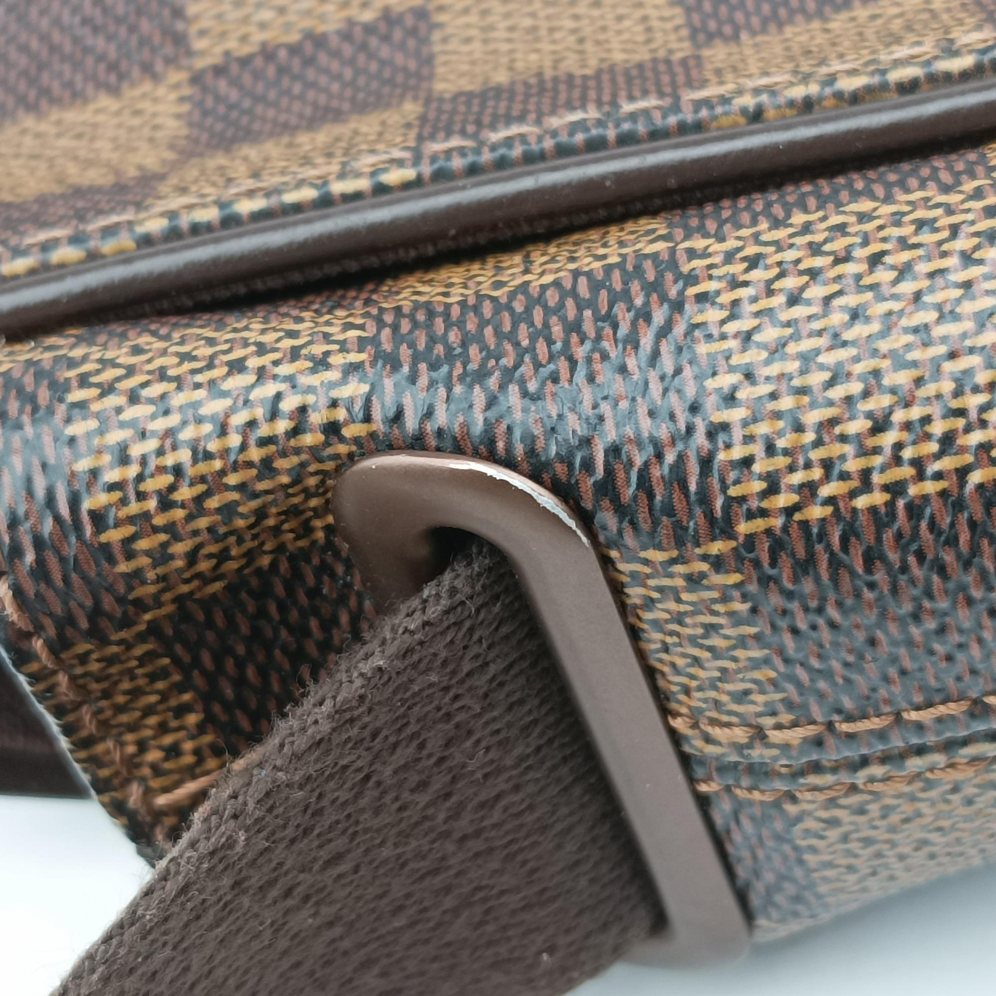 Vintage Louis Vuitton BROOKLYN GM EBENE Damier Canvas N51212 shoulderbag | stylenewstar