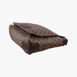 Vintage Louis Vuitton BROOKLYN GM EBENE Damier Canvas N51212 shoulderbag | stylenewstar