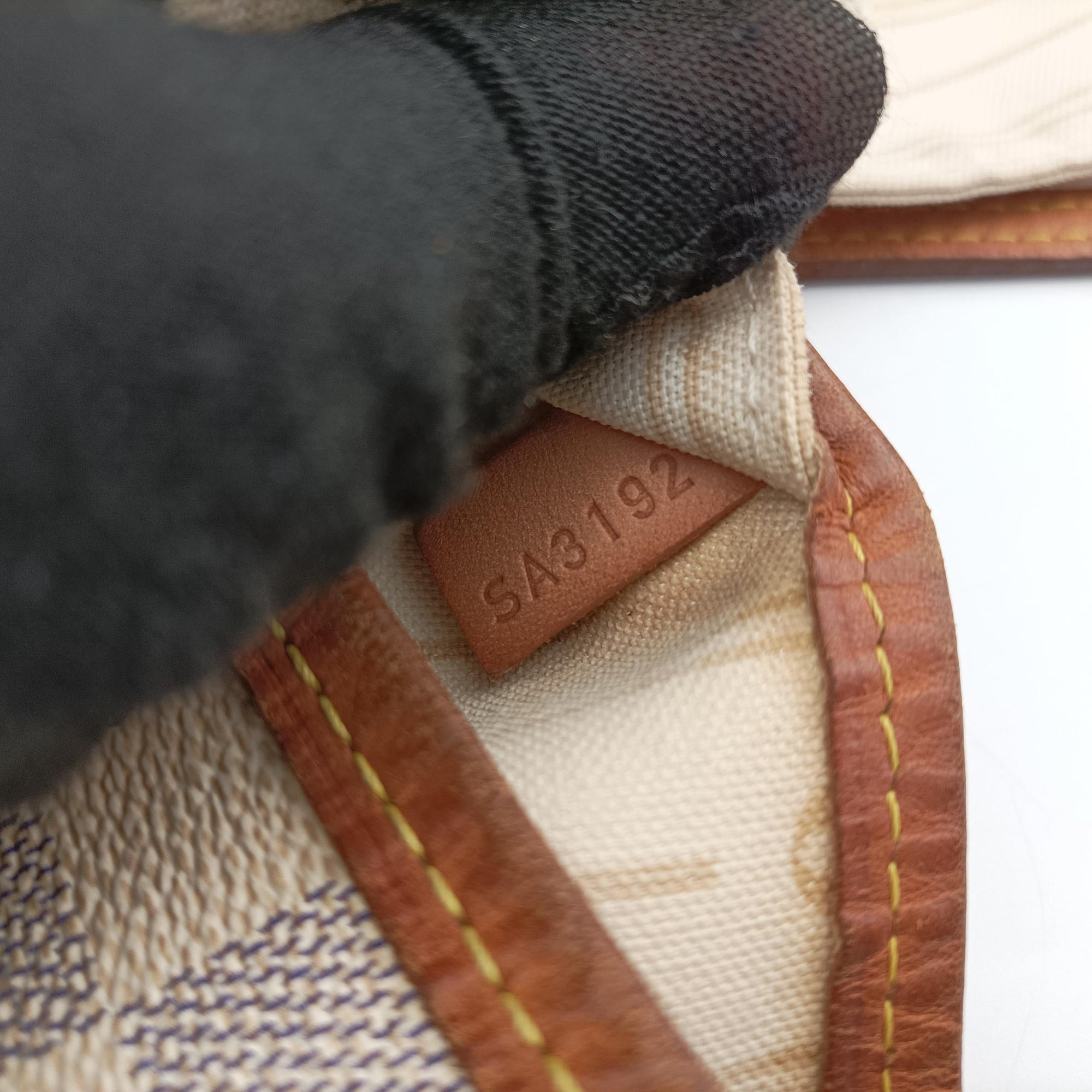 Pre-owned Louis Vuitton NEVERFULL MM AZUR Damier Canvas N51107 shoulderbag | stylenewstar