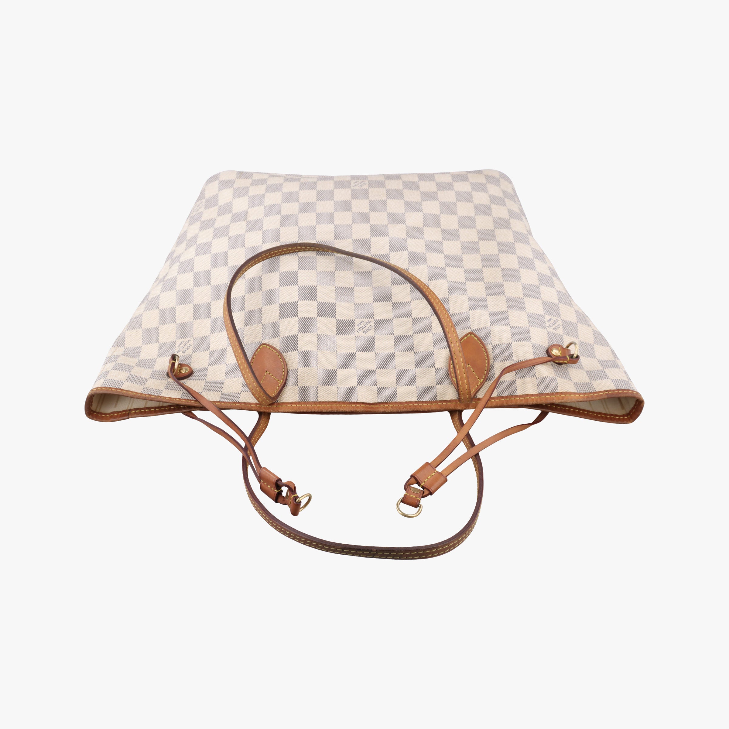 Pre-owned Louis Vuitton NEVERFULL MM AZUR Damier Canvas N51107 shoulderbag | stylenewstar