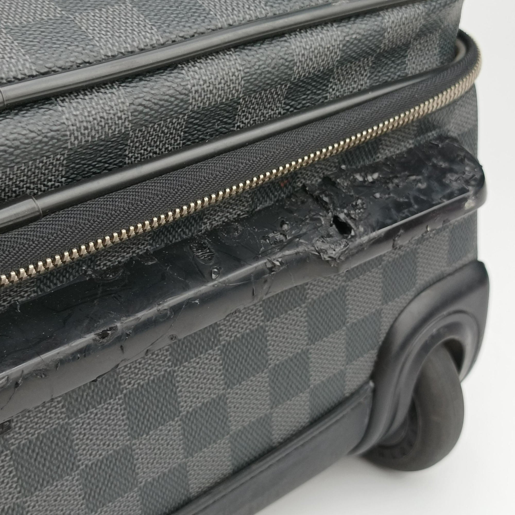 Pre-owned Louis Vuitton Pegasus 55 Noir Damier Graphite N23300 suitcase | stylenewstar