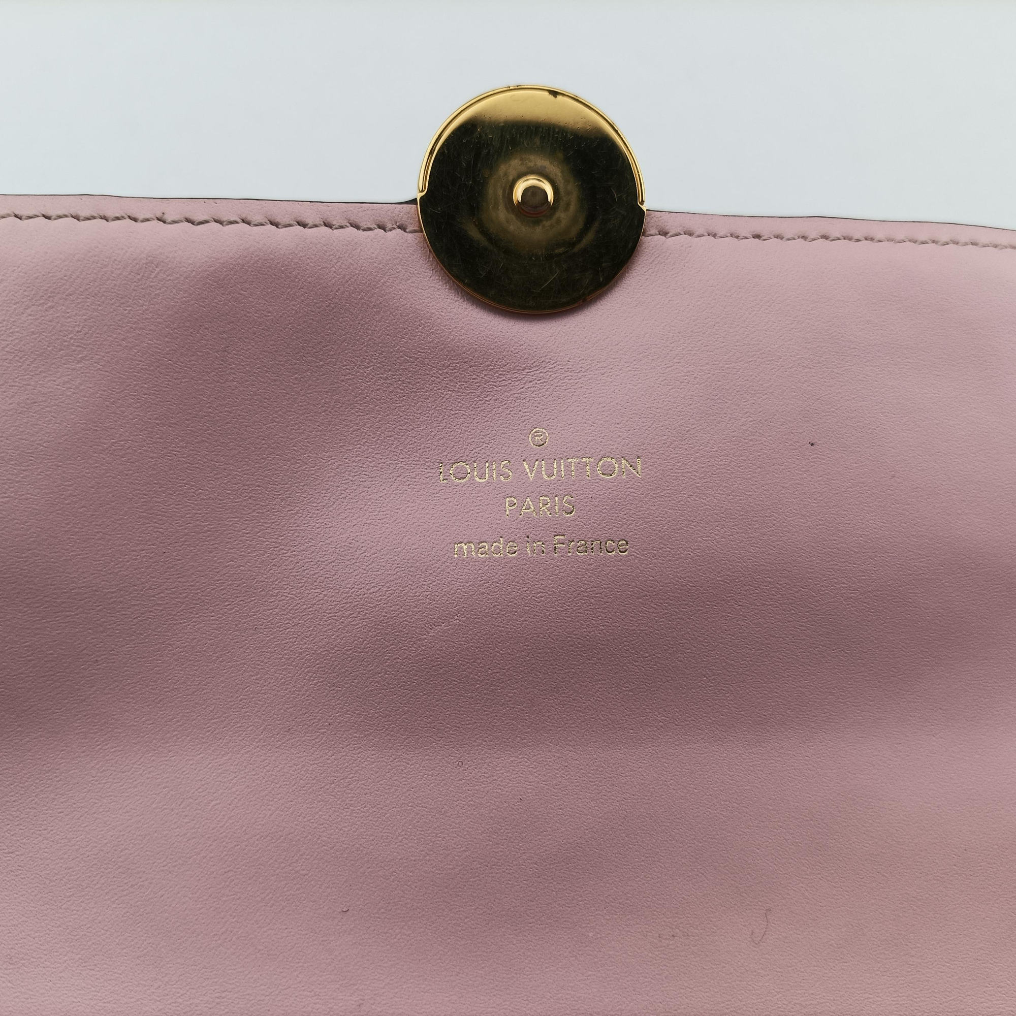 Vintage Louis Vuitton Portefeuille FLORE Chain brown×ROSE BALLERIN Monogram Canvas×calf leather M67405 shoulderbag | stylenewstar
