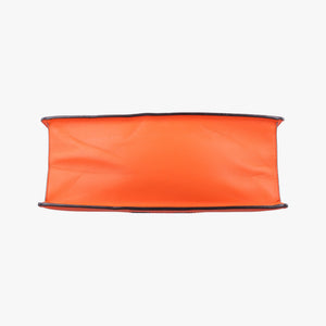 Pre-owned Gucci Sylvie Orange×Red×Black Leather 431665 shoulderbag | stylenewstar