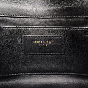 Pre-owned Yves Saint Laurent KATE Black Suede×Leather 354120 shoulderbag | stylenewstar