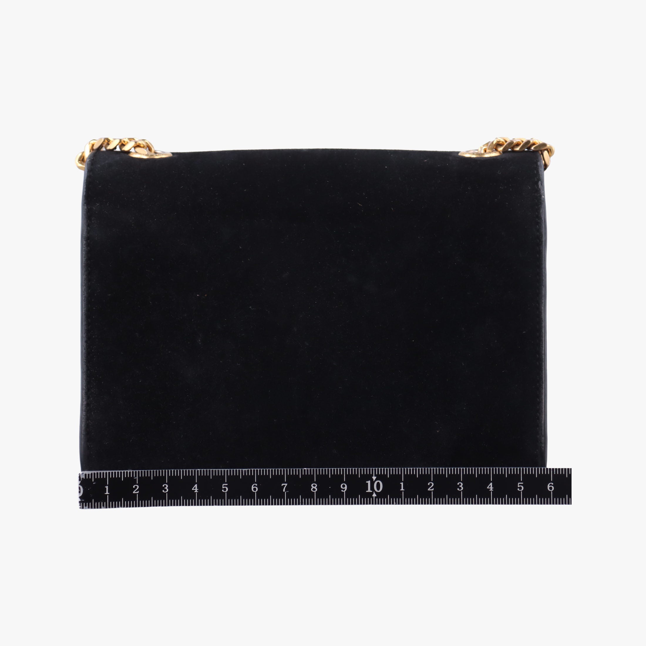 Pre-owned Yves Saint Laurent KATE Black Suede×Leather 354120 shoulderbag | stylenewstar