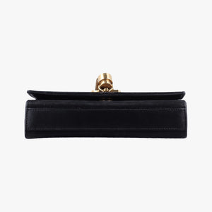 Pre-owned Yves Saint Laurent KATE Black Suede×Leather 354120 shoulderbag | stylenewstar